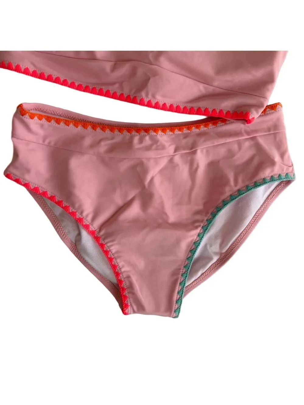NEW Youth Pink 2 Piece Bikini Swimsuit Size 14 Youth #26085